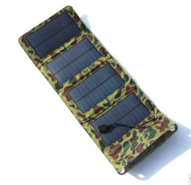 Folding solar charger